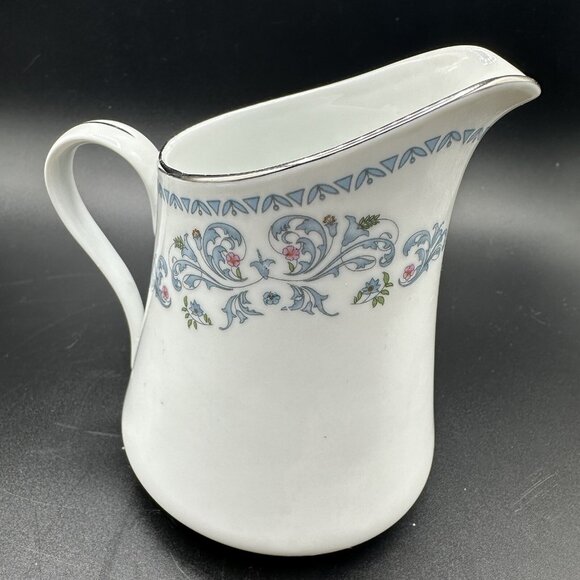 Vintage Floral Creamer Sugar Set With Butter Pats Liling China 80s 90s - Picture 5 of 13